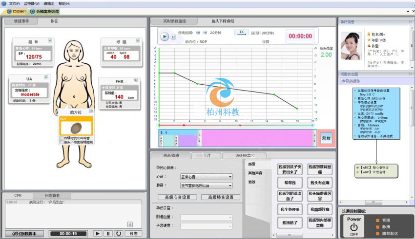 高智能数字化妇产科技能训练系统(3G无线版)